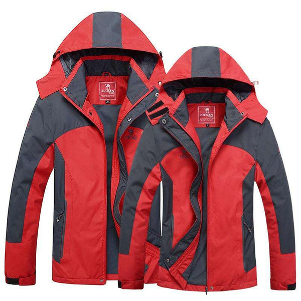 Outdoor Camping Hiking mountaineering waterproof jacket men and women's  Ski suit sports -.01