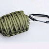 Survival Key Chain Paracord Parachute Fire Starter Fishing Knife Swivels | At Camping