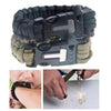 Survival Braided Bracelet Kits Paracord Wristbands | At Camping