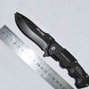 Pocket Knife Blade Blacken Aluminum Handle | At Camping