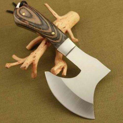 Stainless Steel Camping Axe Wooden Handle