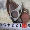 Camping Mini Carabiner Knife with Leather | At Camping