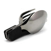 Multy-function Outdoor Camping  4 in 1 Stainless Steel Cutlery | At Camping