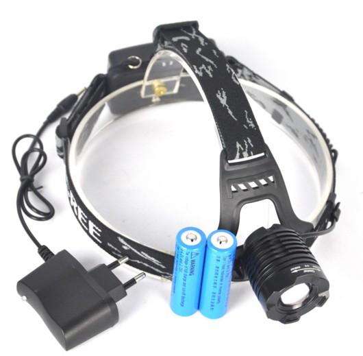 Zoomable LED Headlamp Flashlight