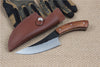 LOKI Straight knife Hight carbon steel Fixed Blade | At Camping